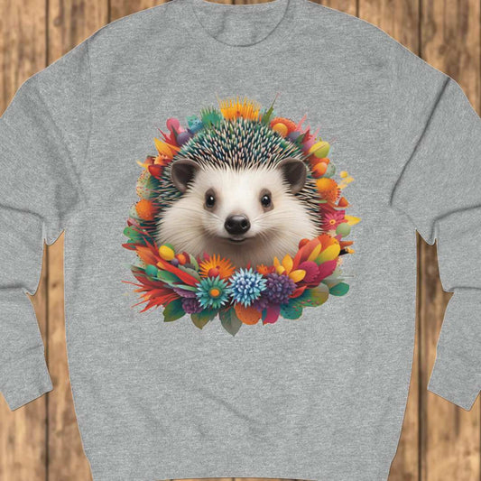 Floral hedgehog sweatshirt