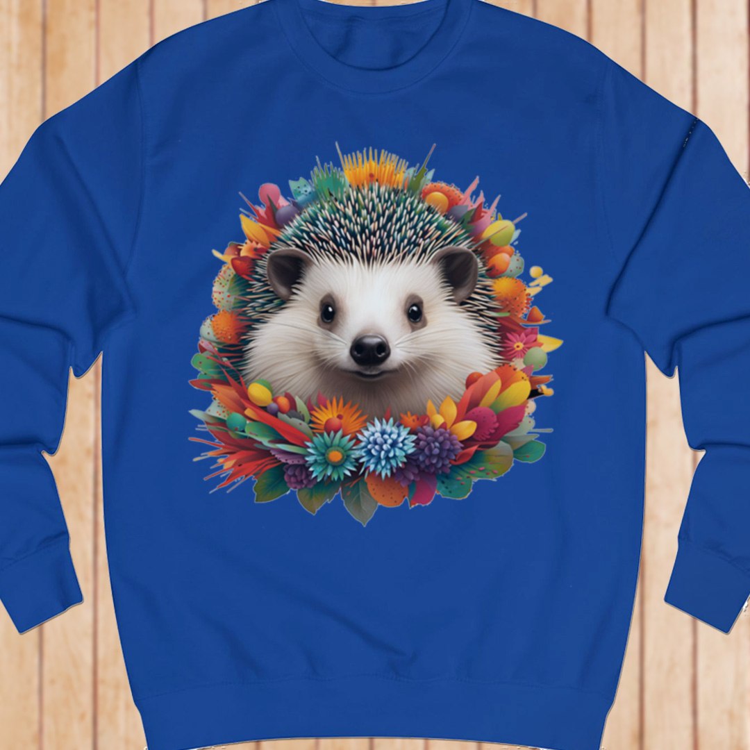 Floral hedgehog sweatshirt