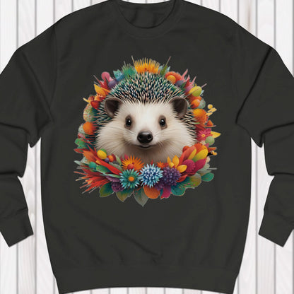 Floral hedgehog sweatshirt