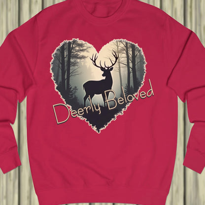 Deerly Beloved hartvorm sweatshirt