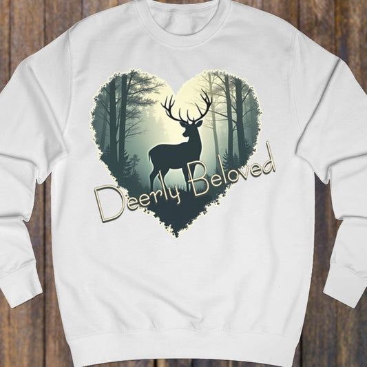 Deerly Beloved hartvorm sweatshirt