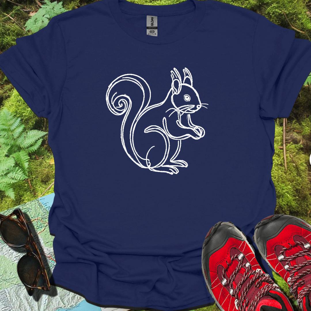 Squirrel white timeless T-shirt