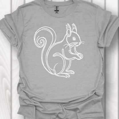 Squirrel white timeless T-shirt