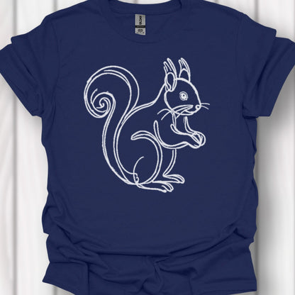 Squirrel white timeless T-shirt