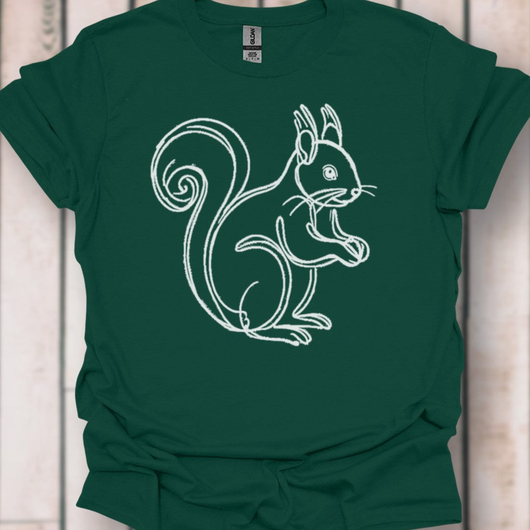 Squirrel white timeless T-shirt