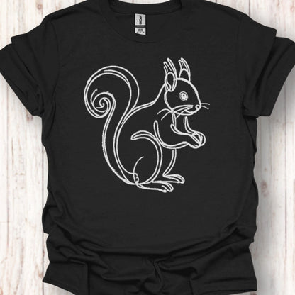 Squirrel white timeless T-shirt