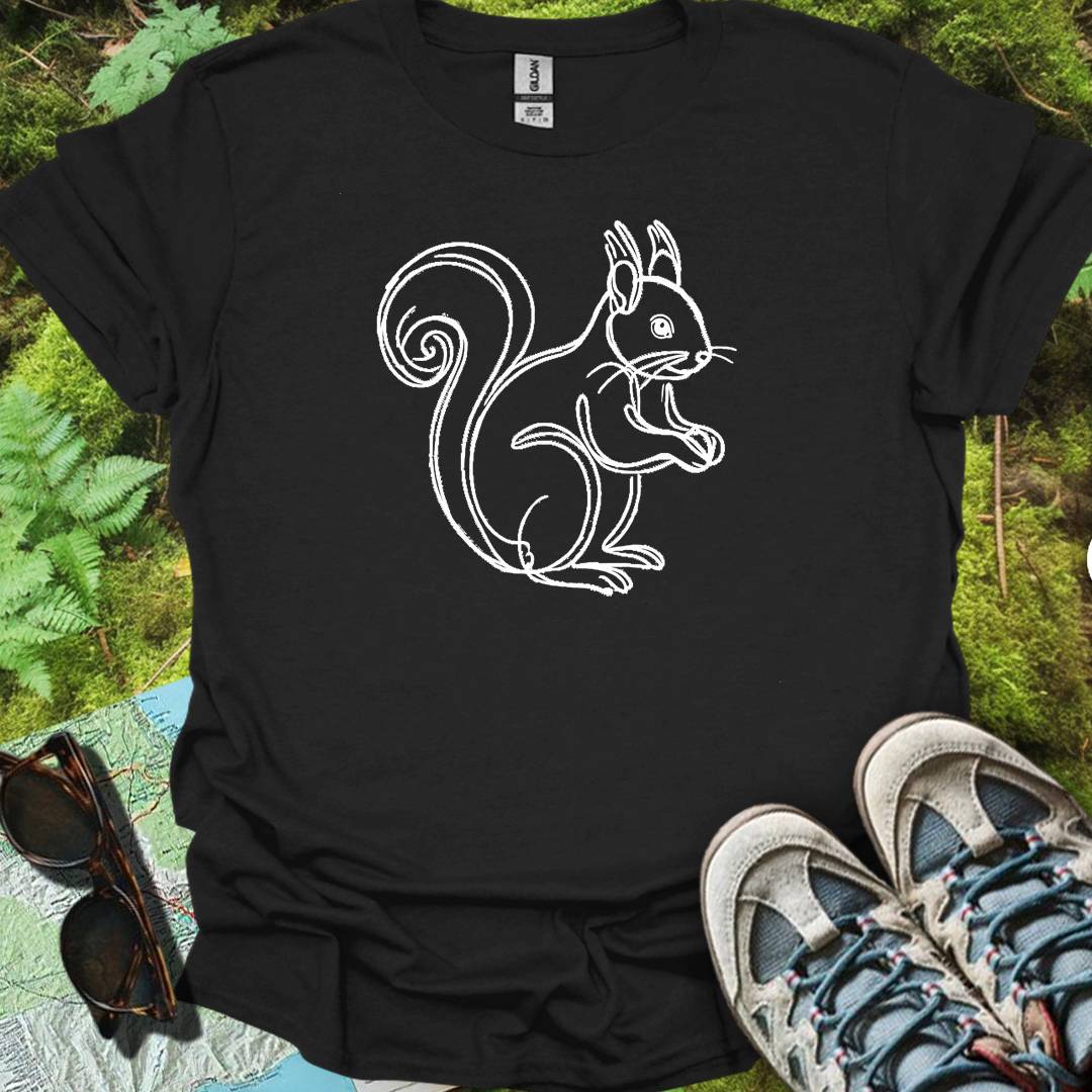 Squirrel white timeless T-shirt