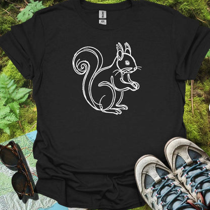 Squirrel white timeless T-shirt