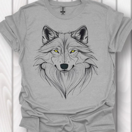 Loup intense T-shirt intemporel