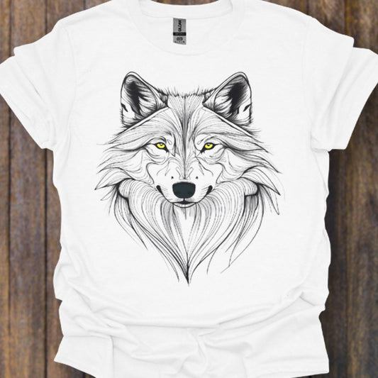 Loup intense T-shirt intemporel