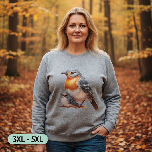 Roodborstje met Jong Sweatshirt+