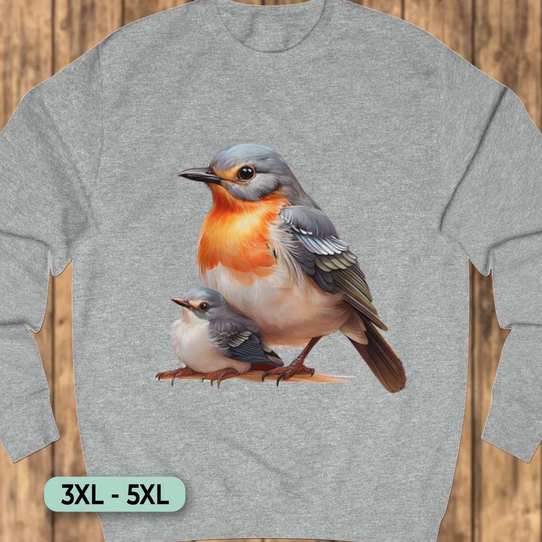 Roodborstje met Jong Sweatshirt+
