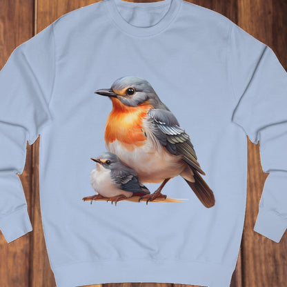 Roodborstje met Jong sweatshirt