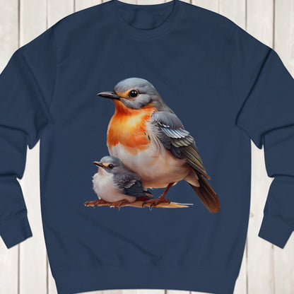 Roodborstje met Jong sweatshirt