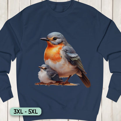 Roodborstje met Jong Sweatshirt+