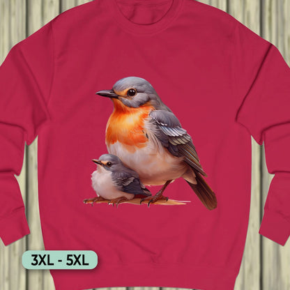 Roodborstje met Jong Sweatshirt+