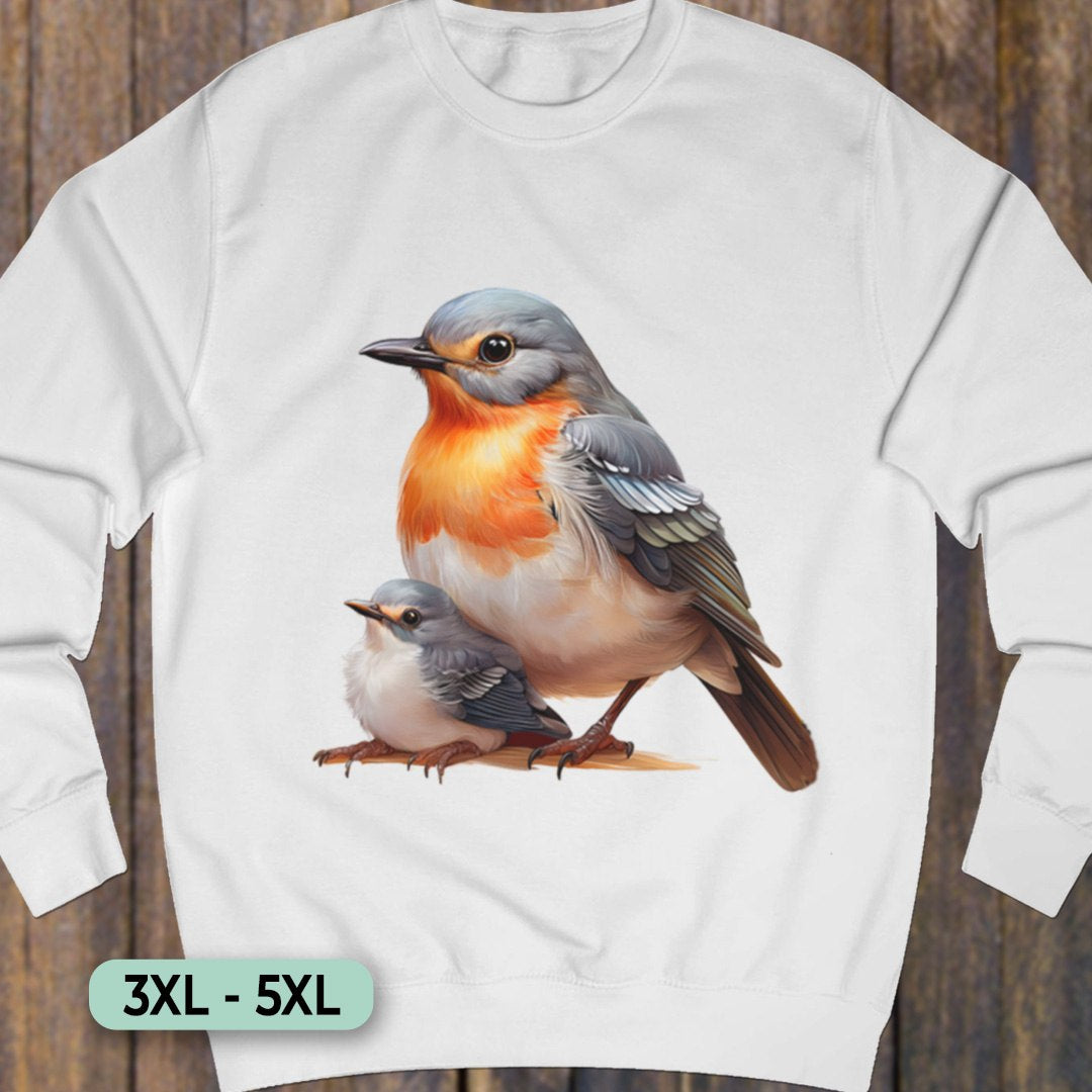 Roodborstje met Jong Sweatshirt+