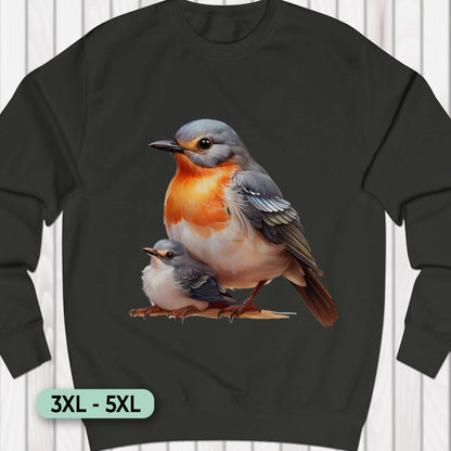 Roodborstje met Jong Sweatshirt+