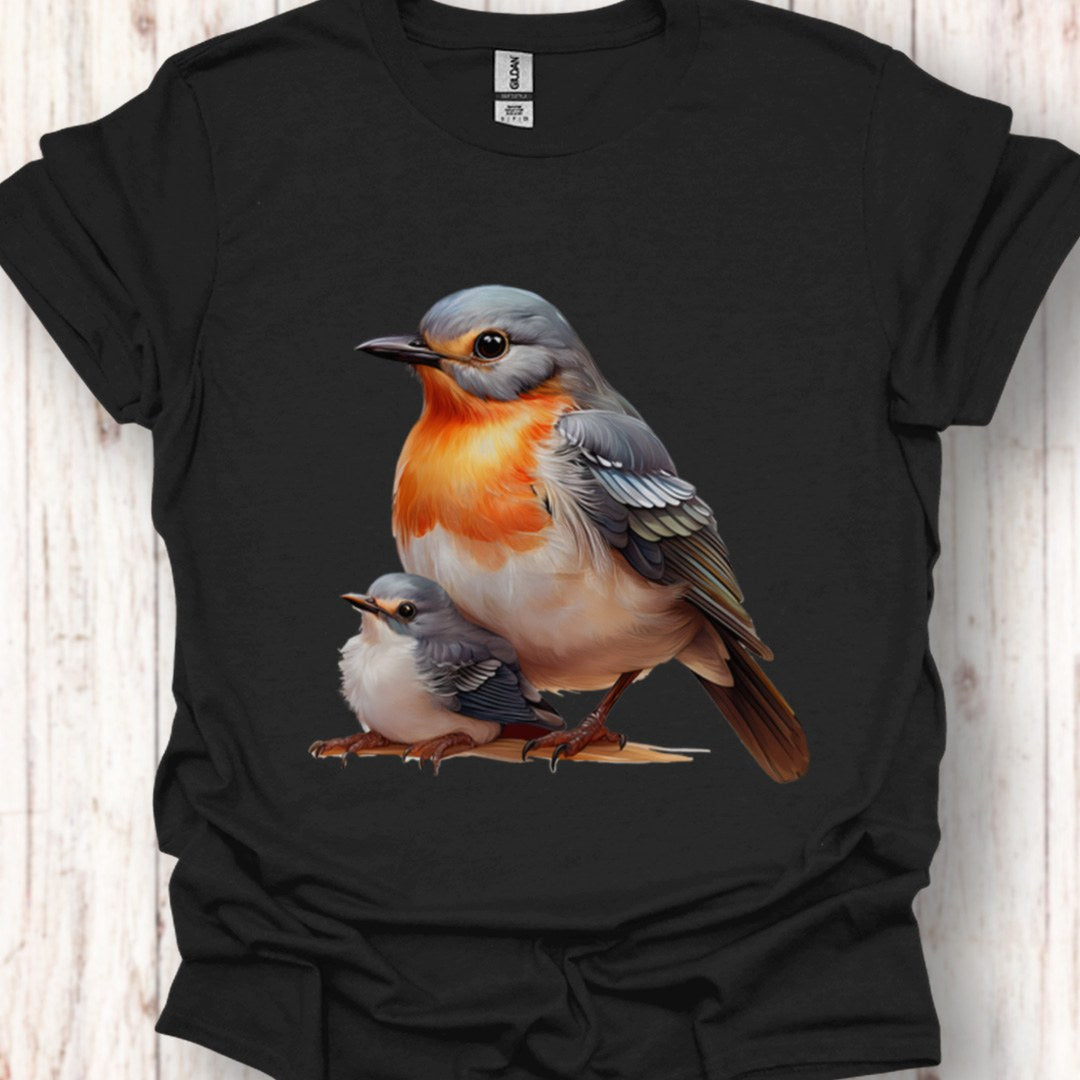 Roodborstje met Jong T‑Shirt