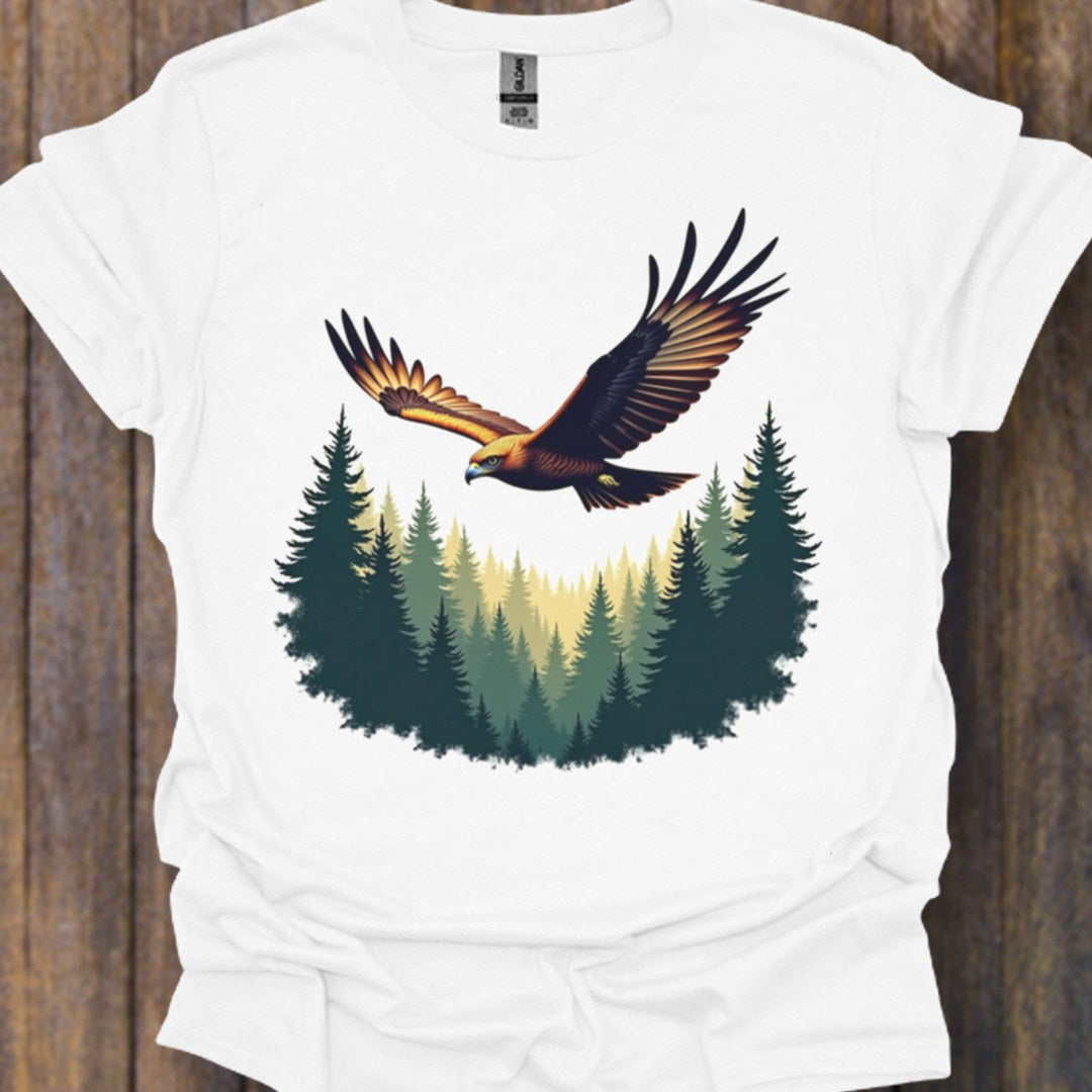 Majestueuze buizerd tijdloos T-shirt