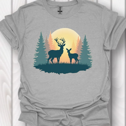 Moeder Hert en Kalf T‑Shirt