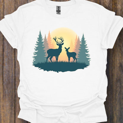 Moeder Hert en Kalf T‑Shirt