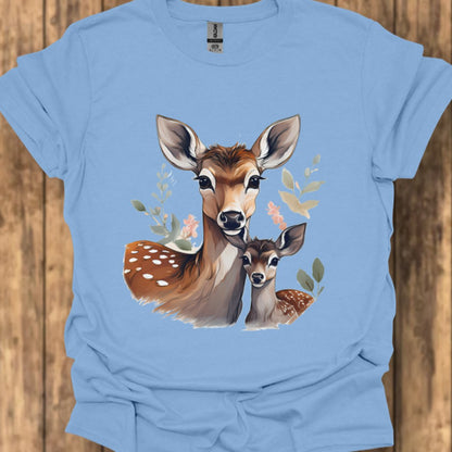 Hert Moeder en Kalf T‑Shirt
