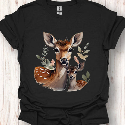 Hert Moeder en Kalf T‑Shirt