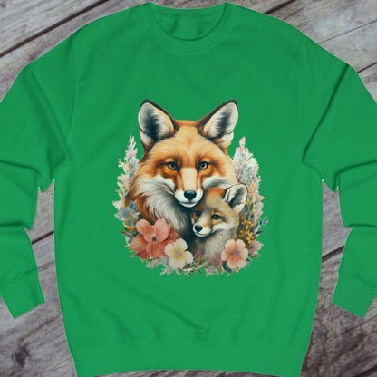 Vos met jong sweatshirt