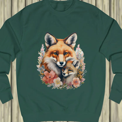 Vos met jong sweatshirt