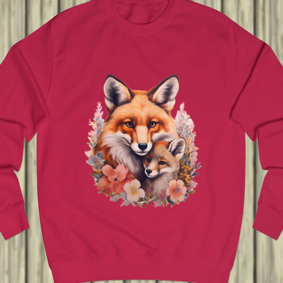 Vos met jong sweatshirt