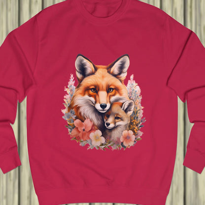 Vos met jong sweatshirt