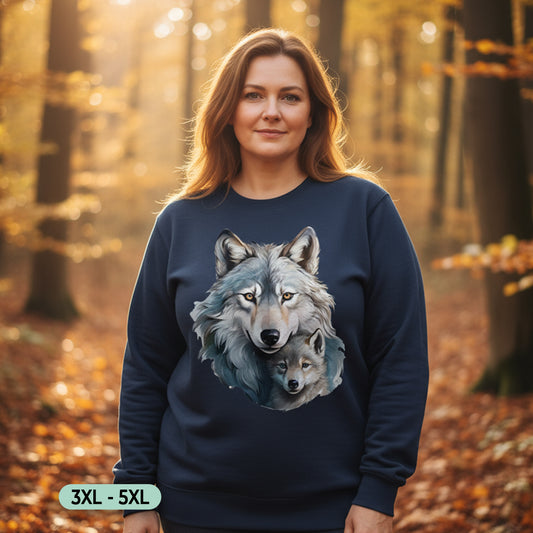 Wolf met Jong Sweatshirt+