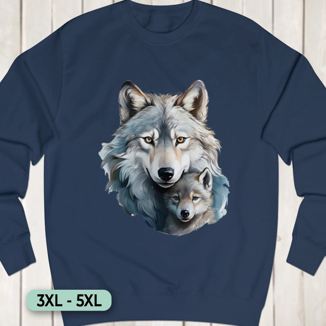 Wolf met Jong Sweatshirt+