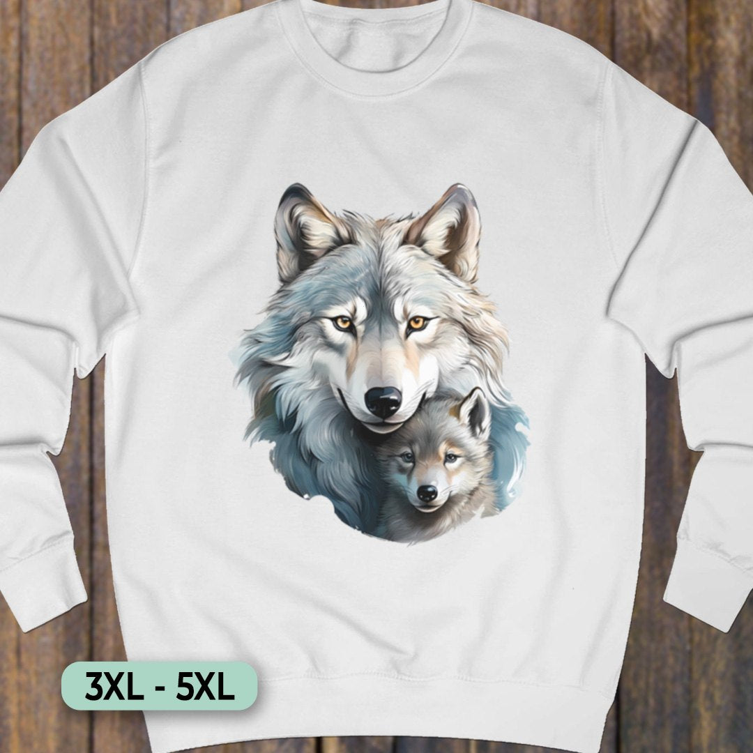 Wolf met Jong Sweatshirt+