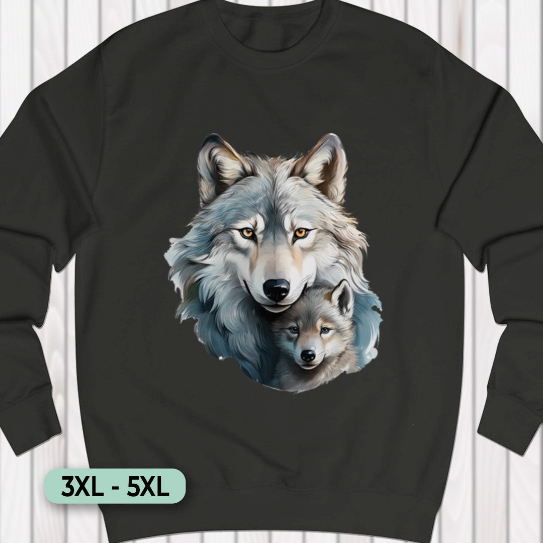 Wolf met Jong Sweatshirt+