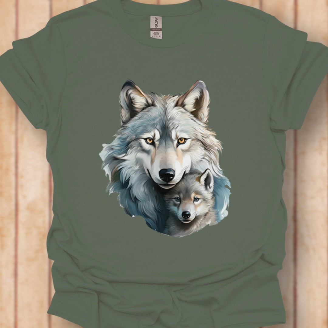 Wolf met Jong T‑Shirt