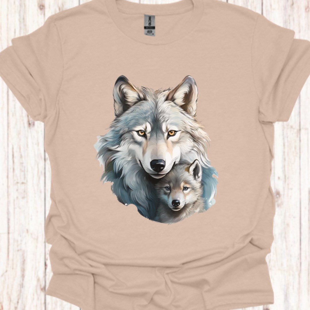 Wolf met Jong T‑Shirt