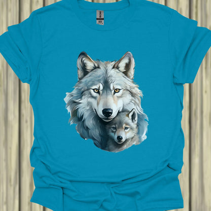 Wolf met Jong T‑Shirt