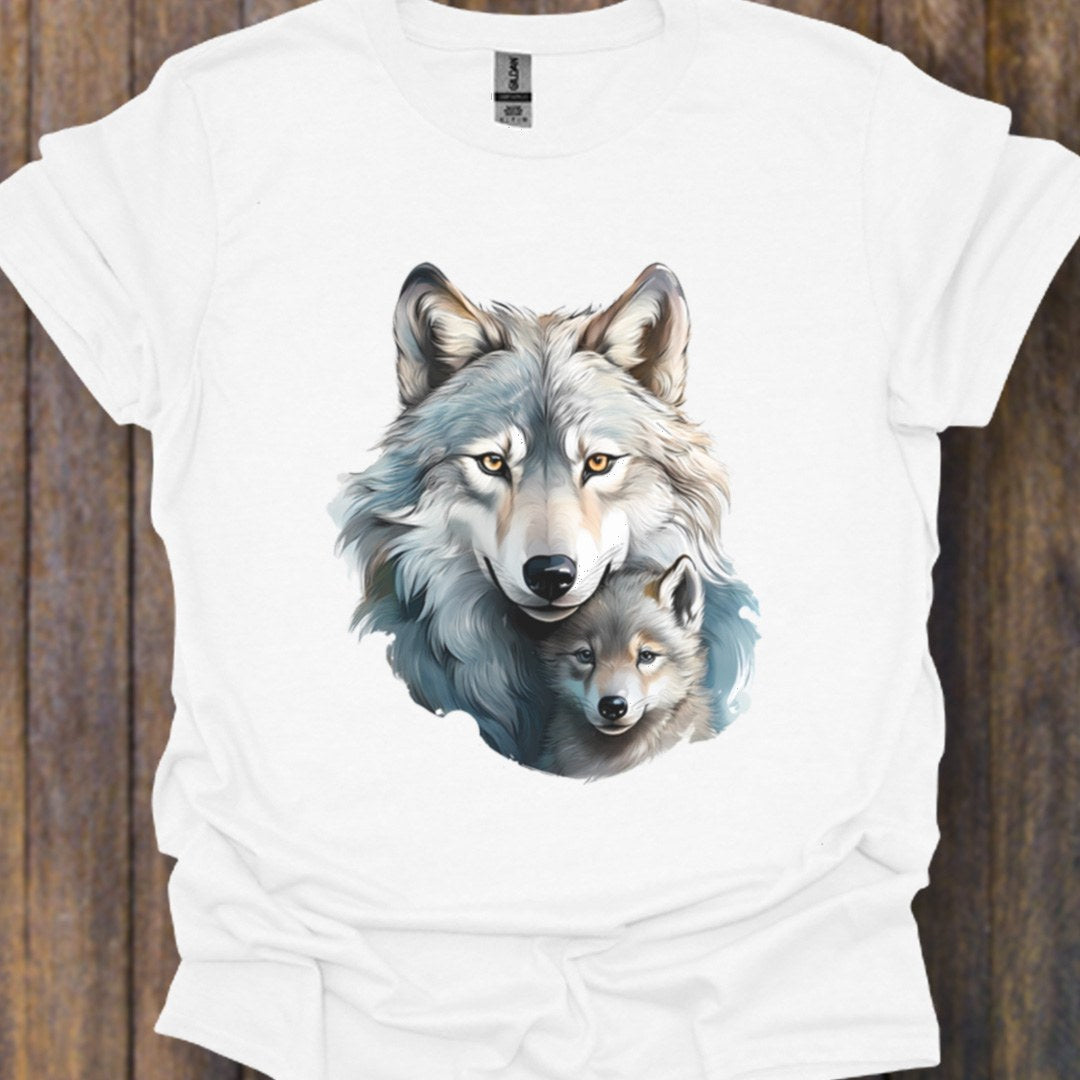 Wolf met Jong T‑Shirt