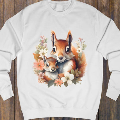 Eekhoorn met jong sweatshirt