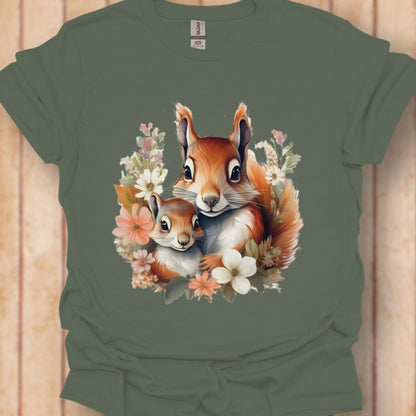 Eekhoorn met Jong T‑Shirt
