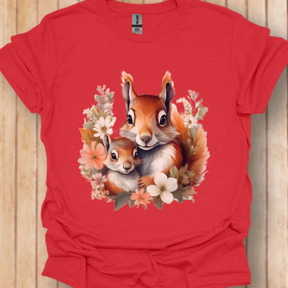 Eekhoorn met Jong T‑Shirt