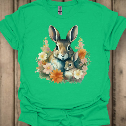 Konijn met Jong T‑Shirt