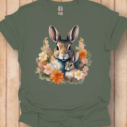Konijn met Jong T‑Shirt