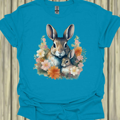 Konijn met Jong T‑Shirt