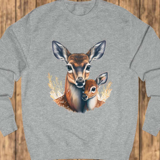 Hert met kalf sweatshirt