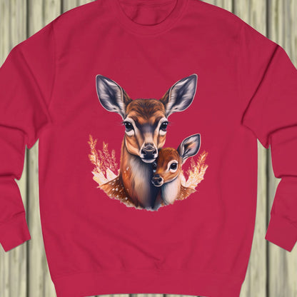 Hert met kalf sweatshirt