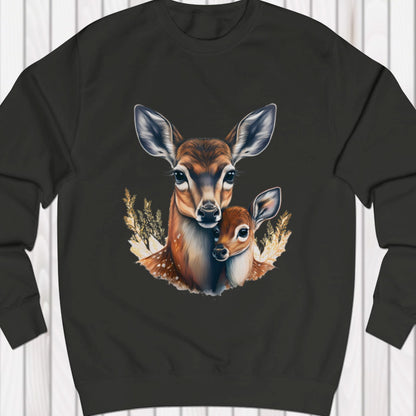 Hert met kalf sweatshirt