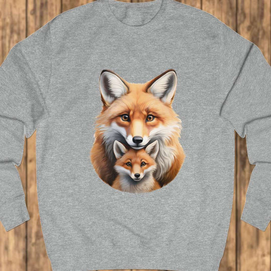 Vos met welp sweatshirt